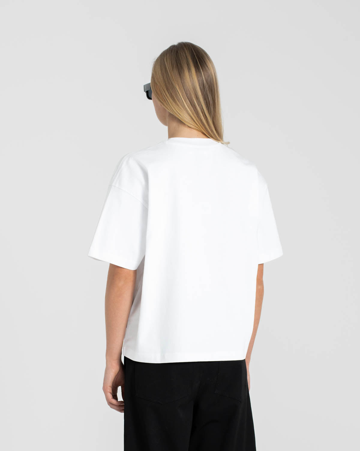 Leeres T-Shirt aus Weiß